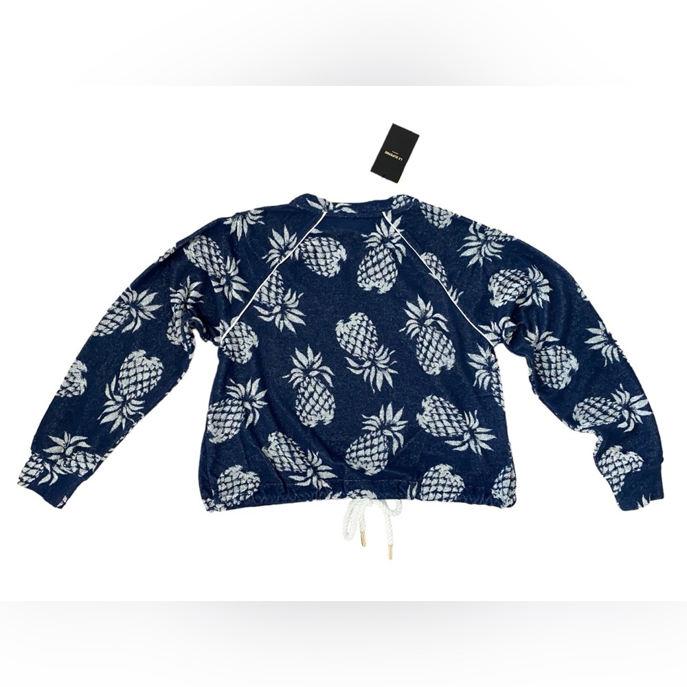 Le Superbe After Sundown Print Terry Cloth Pullover Oversize Nordstrom XS NWT - Picture 4 of 6